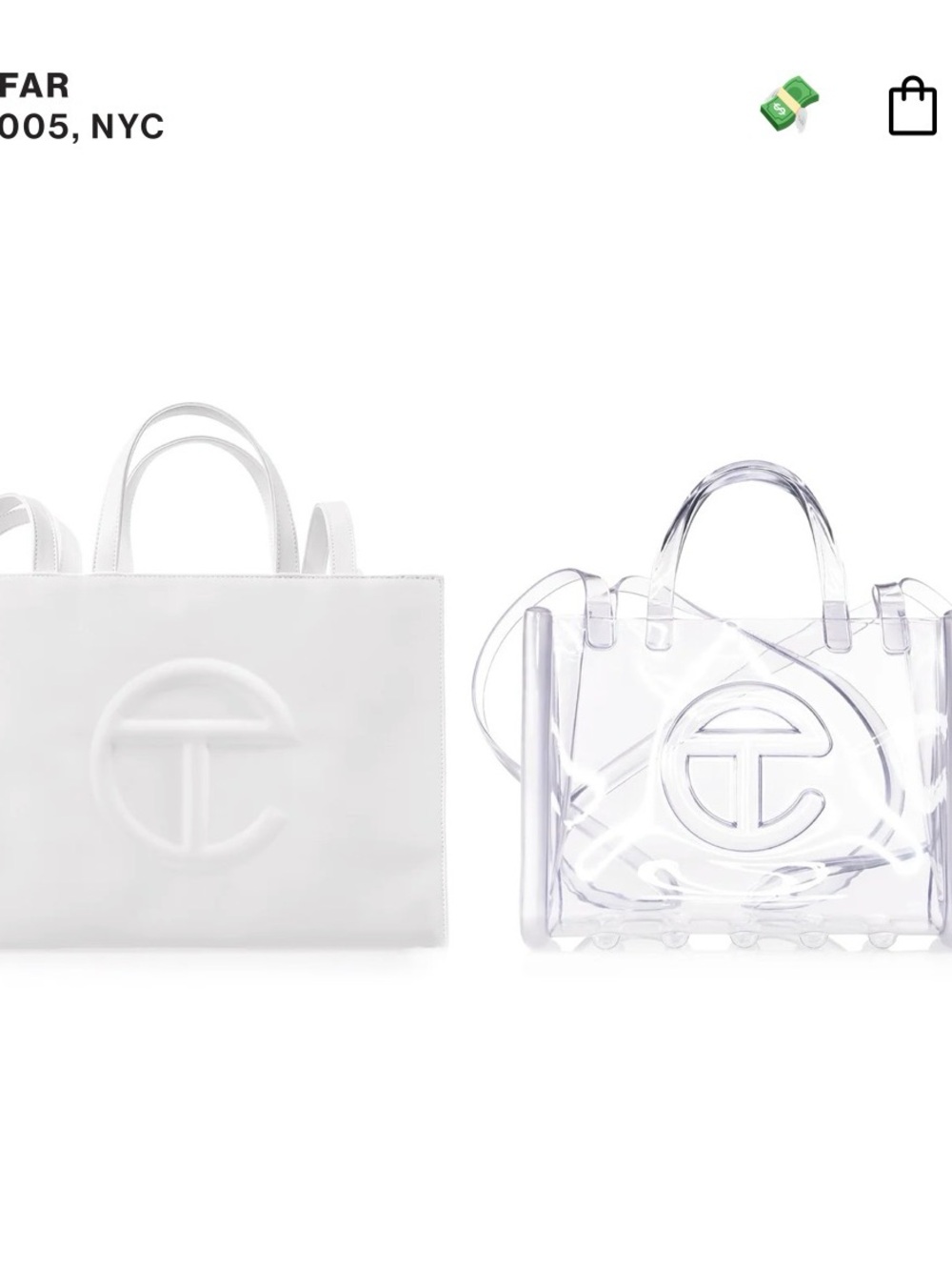 Jelly Tote with Dust Cover - Melissa x Telfar